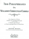 ワロンのクリスマス・キャロルによる２つのパラフレーズ（ジョセフ・ジョンゲン）(フルート四重奏)【Two Paraphrases on Walloon Christmas Carols】