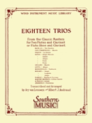 18の三重奏曲　（スコア＆パート譜）(木管五重奏)【18 Trios】