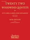 22の木管五重奏曲　（スコア＆パート譜）(木管五重奏)【22 Woodwind Quintets – New Edition】