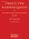 22の木管五重奏曲　（クラリネット・パート譜のみ）(木管五重奏)【22 Woodwind Quintets – New Edition】