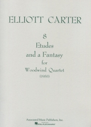 8つのエチュードと幻想曲　（パート譜のみ）(木管四重奏)【8 Etudes and a Fantasy (1950)】