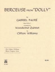 子守歌「ドリー」より（ガブリエル・フォーレ）(木管五重奏)【Berceuse from Dolly】