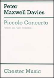 ピッコロ協奏曲　(ピッコロ+ピアノ）【Peter Maxwell Davies: Piccolo Concerto】