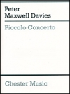 ピッコロ協奏曲　(ピッコロ）（スコアのみ）【Peter Maxwell Davies: Piccolo Concerto(Study Score)】