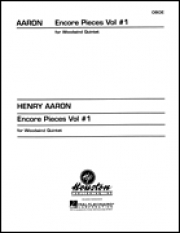 木管五重奏の為のアンコール小品（バスーン・パート譜のみ）　(木管五重奏)【Encore Pieces for Woodwind Quintet – Volume 1】