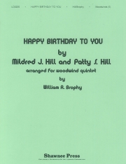 ハッピー・バースデイ・トゥー・ユー　(木管五重奏)【Happy Birthday to You】