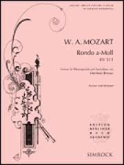 ロンド・イ短調・Ｋ.511　(木管五重奏+ストリングベース)【Rondo in A Minor, K. 511】