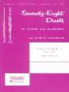 フルートとクラリネットの為の78のデュエット・Vol.1　(木管ニ重奏)【78 Duets for Flute and Clarinet・Volume 1 - Easy to Medium】