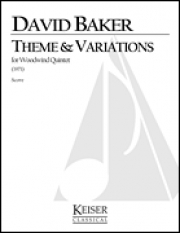 木管五重奏の為の主題と変奏　(木管五重奏)【Theme and Variations for Woodwind Quintet】