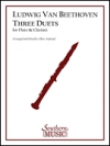 3つのデュエット（ベートーヴェン)  (木管二重奏)【Three Duets】