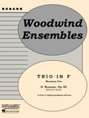 三重奏曲・ヘ長調  (カスパー・クンマー)  (木管三重奏)【Trio in F】