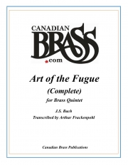 フーガの技法〈カナディアン・ブラス〉(バッハ) (金管五重奏)【The Art of the Fugue】