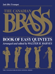 易しい金管五重奏曲集（パート譜のみ）〈カナディアン・ブラス〉 (金管五重奏)【The Canadian Brass Book of Easy Quintets】