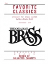 クラシック金管五重奏曲集（パート譜のみ）〈カナディアン・ブラス〉 (金管五重奏)【The Canadian Brass Book of Favorite Classics】