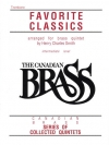 クラシック金管五重奏曲集（パート譜のみ）〈カナディアン・ブラス〉 (金管五重奏)【The Canadian Brass Book of Favorite Classics】