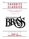 クラシック金管五重奏曲集（パート譜のみ）〈カナディアン・ブラス〉 (金管五重奏)【The Canadian Brass Book of Favorite Classics】