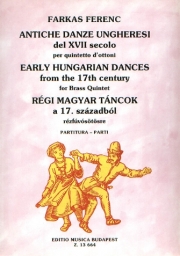 17世紀の古いハンガリー舞曲 (金管五重奏)【Early Hungarian Dances from the 17th Century】