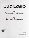 ジュビローソ　 (打楽器五重奏)【Jubiloso】