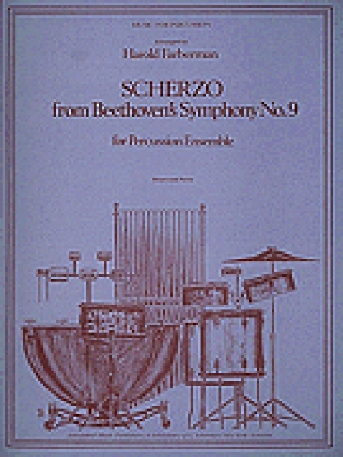 スケルツォ ベートーヴェンの交響曲第9番 より 打楽器八重奏 Scherzo From Beethoven S Ninth Symphony 吹奏楽の楽譜販売はミュージックエイト
