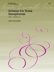 サックス三重奏の為のスケルツォ（アーサー・フラッケンポール）　(サックス三重奏)【Scherzo For Three Saxophones】