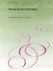 3つのバッハ・コラール  (サックス四重奏)【Three Bach Chorales】