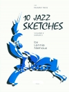 10のジャズ・スケッチ・Vol.2（レニー・ニーハウス） (トランペット三重奏）【10 Jazz Sketches, Volume 2】