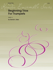 トランペットの為の初級者用三重奏  (ディヴィッド・ユーバー) (トランペット三重奏）【Beginning Trios For Trumpets】