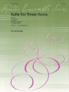 ホルン三重奏の為の組曲（ディヴィッド・ユーバー）　(ホルン三重奏)【Suite For Three Horns Opus 28】