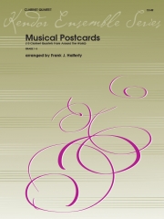 ミュージカル・ポストカード  (クラリネット四重奏)【Musical Postcards (10 Clarinet Quartets From Around The Wo】