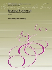 ミュージカル・ポストカード　(木管四重奏)【Musical Postcards (10 Woodwind Quartets From Around The Wo】