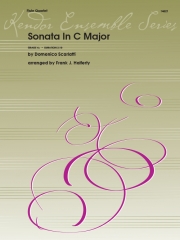 ソナタ・ハ長調 (ドメニコ・スカルラッティ)   (フルート四重奏)【Sonata In C Major】