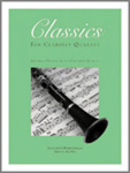 クラリネット四重奏の為のクラシック曲集・Vol.2（パート譜のみ）  (クラリネット四重奏)【Classics For Clarinet Quartet Vol.2 - Bb Bass Clarinet】