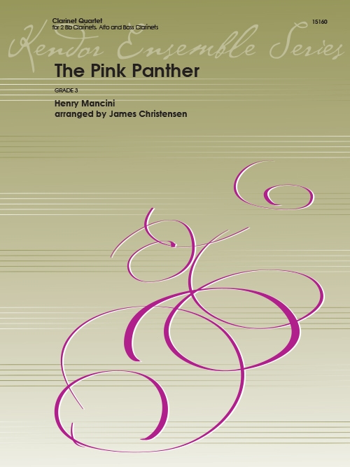 ピンク パンサー クラリネット四重奏 The Pink Panther 吹奏楽の楽譜販売はミュージックエイト