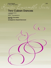 2つのキューバ舞曲  (イグナシオ・セルバンテス)  (クラリネット四重奏)【Two Cuban Dances】