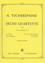 6つの小品（ホルン四重奏）【Sechs Quartette (Six Quartets) for Four Horns】