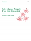 サックス四重奏の為のクリスマス・キャロル（パート譜のみ）　(サックス四重奏)【Christmas Carols For Sax Quartet - Eb Baritone Sax 】