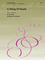 真珠の首飾り　(サックス四重奏)【A String Of Pearls】