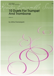トランペットとトロンボーンの為のデュエット10曲集（アーサー・フラッケンポール） (金管ニ重奏)【10 Duets For Trumpet And Trombone】