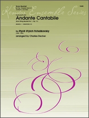 アンダンテ・カンタービレ（ピョートル・チャイコフスキー）(金管五重奏)【Andante Cantabile (from String Quartet No. 1, Op. 11)】