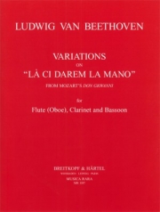 Variations On 'La Ci Darem La Mano' From Mozart's 　(オーボエ三重奏)【Variations On 'La Ci Darem La Mano' From Mozart's 'Don Gio】