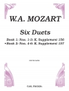 6つの二重奏曲・Op.75 (モーツァルト)  (フルートニ重奏)【Six Duets, Opus 75】