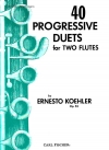 40のプログレッシブ・デュエット・Op.55 (モーツァルト他)　  (フルートニ重奏)【40 Progressive Duets, Opus 55】