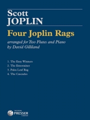 4つのジョプリンのラグ (スコット・ジョプリン)   (フルートニ重奏＋ピアノ)【Four Joplin Rags】