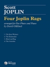 4つのジョプリンのラグ (スコット・ジョプリン)   (フルートニ重奏＋ピアノ)【Four Joplin Rags】