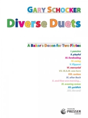 多様なデュエット・13曲集 (ゲイリー・ショッカー)   (フルートニ重奏)【Diverse Duets】