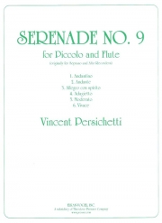 セレナーデ・No.9・Op.71 (ヴィンセント・パーシケッティ)   (フルートニ重奏)【Serenade No. 9, Opus 71】