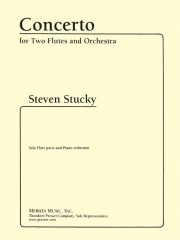 ２本のフルートとオーケストラの為の協奏曲（スティーヴン・スタッキー）  (フルートニ重奏＋ピアノ)【Concerto for Two Flutes and Orchestra】