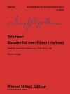 2本のフルートの為の6つのソナタ・Op.2 (ヴァイオリンニ重奏)【6 Sonatas for 2 Flutes (Or Violins), Op.2】