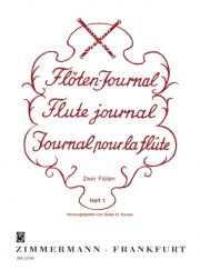 Flute Journal Heft 1 (カスパー・フュルステナウ他)  (フルートニ重奏)【Flute Journal Heft 1】