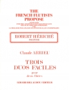 3つのやさしい小品 (クロード・アリュー)   (フルートニ重奏)【3 Duos Faciles】